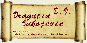 Dragutin Vukojević vizit kartica